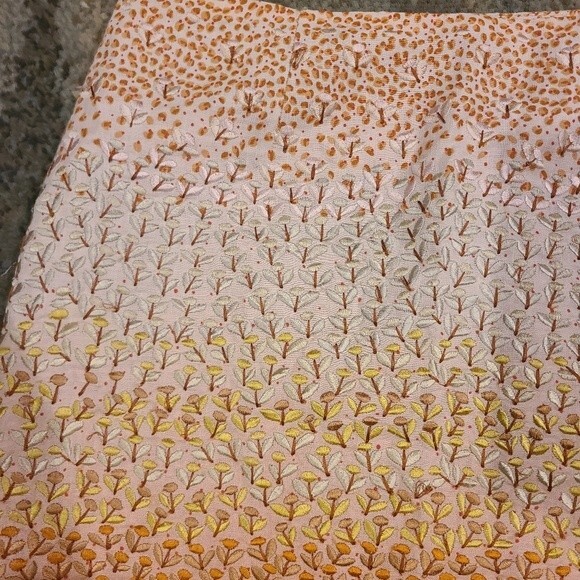 Anthropologie HD In Paris Embroidered Ombré Skirt - Picture 2 of 6